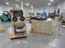 Empire Pro-Finish 2636 Abrasive Air Blast Cabinet with DCM-200 Standing Reclaim Unit- Auction Item