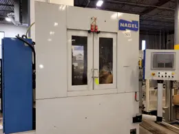 Nagel ECO 40-2 CNC Twin Spindle Vertical Honing Machine, 3 - 40mm Bore Size, 400mm Stroke, Allen Bradley Panel View Plus 1500 Control, New 2012