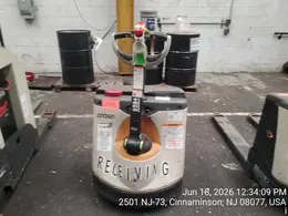 Crown WP3235-45 Electric Pallet Jack, 2022 – 4,500 lb Capacity, 24V Walkie Pallet Truck (2)