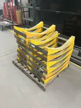 20,000# X 78" COIL V STANDS 14 STANDS  STOCK #3658