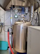 200 Liter Across International SR200 Jacketed Stainless Steel Reactor &amp; Huber Unistat T320 with Pilot ONE, 2021 (Like New)