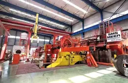 16,000 ton SMS Horizontal Direct Single Action Ext Press, Ind Billet Furnace, Stretcher, Saw, Billet Peeler (14552)