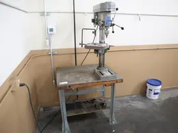 Continental 14" Drill Press on Work Bench, 12 Speed, Single Phase, 1/2 HP- Auction Item