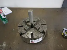 Bison 4-Jaw Scroll Chuck, 2-25" Hole, D1-4" Camlock Back- Auction Item