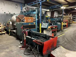 72" X .135" RBI (RED BUD INDUSTRIES) MODEL #SM6-72 AUTOMATIC CUT-TO-LENGTH (CTL) BLANKING LINE: STOCK #20195