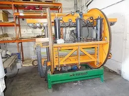 SWEED PANEL TURNER SYSTEM W/ INFEED TRANSFER AND OUTFEED