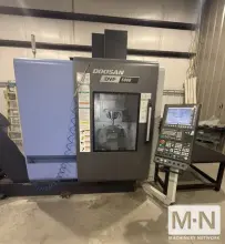 Doosan DVF-5000 CNC Vertical Machining Center, 2019 w/5th Axis Trunnion Table &amp; B Axis