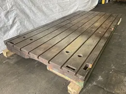 80" X 157" X 13" G &amp; L T SLOTTED FLOOR PLATE:  STOCK #76803