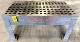 30" x 60" Acorn Welding Table, 1-3/4" Square Holes, Stand