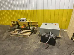 5610 LB ERIEZ MAGNETICS CRANE LIFTING MAGNET ON SPREADER BAR STOCK 16097