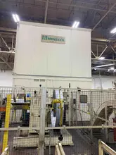 600 Ton Minster E2-600 Eccentric Shaft Straight-Side Press, 8" STR, 36" SH, 84" LR x 54" FB BA, 30-70 SPM