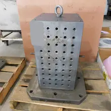 11 3/4" X 11 3/4" X 21 1/2" HIGH TOMBSTONE, DRILLED AND TAPPED. STOCK # 0745223.