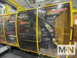 660 TON 65.2 OZ HUSKY MODEL G600RS85/85  INJECTION MOLDING MACHINE MFG 1999