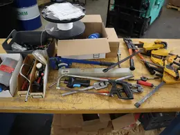 Hand Tools, Various, Saws, Plumb Bobs, Clamps, Pliers, Screw Drivers and More- Auction Item