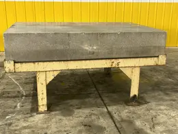 72" X 48" X 12" RAHN GRAY GRANITE PRECISION SURFACE INSPECTION PLATE: STOCK 16094
