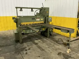 4' X 10 GAUGE WYSONG MODEL #1048 MECHANICAL POWER SQUARING SHEAR W/ BACK GAUGE : YOBRO #26001