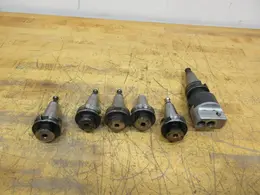 BT-Tool Holders - with (1) Criterion TABH-300D High Precision Boring Head, and (5 pcs)  Parlec BT-40 Collet Chucks- Auction Item