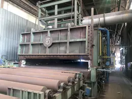 144" FLINN &amp; DREFFEIN ENGINEERING PASS THROUGH GAS FIRED FURNACE: STOCK #13372