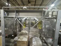 Tortilla Unstacking/Placing System w/ twin ABB IRB 1200 hygienic robots, 2022 – never used-sanitary wash down