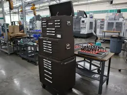 Kennedy 3-Tier Portable Tool Cabinet with Contents: Assorted Cutting Tools and More- Auction Item
