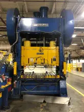 CLEARING 250 TON STRAIGHT SIDE PRESS, STOCK# 13974J