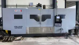 Ganesh VFM-10039 Express Heavy Duty VMC, 2017 – Fanuc, TSC, High Torque, 50 Taper, Chip Conveyor