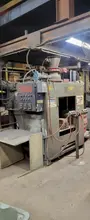 Gaylord model SATB30 30 liter cold box core machine with enclosure, set up for MeF with Gaylord central supply system model MeF-CSS, Gaylord gassing unit model MeF G75, Gaylord heat a purge and Siemens simatic t1315 plc controls