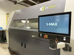 2021 ExOne type S-MaX 2.0 furan sand printer s/n 020.0227, rated at 400 volt, with traveling table type JB s/n 401.0342, sand transporter typeSC s/n 408.0687, 1800 x 1000 x 700 mm build box, up to 125/l/h per hour, S-Max pro software and controls