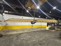 10 TON X 55' DEMAG SINGLE GIRDER TOP RUNNING BRIDGE CRANE: STOCK #22869