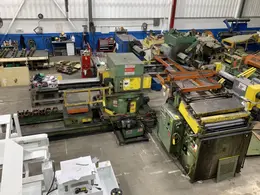 AFI Air Feeds Inc - Double End Coil Reel and Powered Coil Straightener 15,000 Lbs x 48" Wide