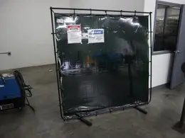 Welding Curtain, 6' x 6' with Stand- Auction Item