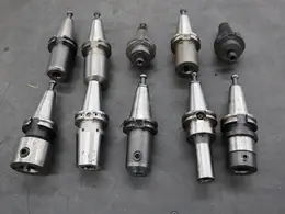 CT 40 Taper Tool Holders, Assorted Mostly End Mill Holders- Auction Item