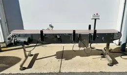 Stainless Steel  |  7.5” x 82” Flattop Belt Conveyor / Smooth Top Belt