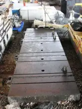 144" X 48" X 6.5" BLOSTER PLATE, STOCK# 13243JA