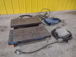 14" x 29" TECNOMAGNETE MODEL #QX408UMK6 MAGNETIC SURFACE CHUCK &amp; CONTROLS: STOCK #20552