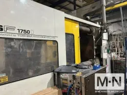 1750 TON 250 OZ TOSHIBA MODEL ISF1750DV10-110A INJECTION MOLDING MACHINE MFG 2000