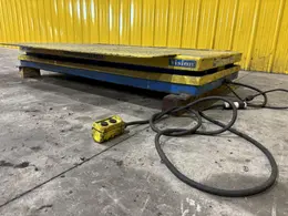 2,500 LBS 48" X 58" BISHAMON ELECTRIC PLATFORM LIFT TABLE: STOCK #23434