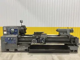 27" x 84" HERCULES AJAX MODEL #HR2000 #25 HEAVY DUTY GAP BED ENGINE LATHE, 4" HOLE: STOCK #19837