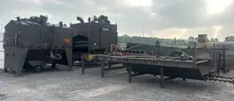 72" WIDE x 18" HIGH PANGBORN MODEL #ES1821-125 TOP &amp; BOTTOM PLATE SHOT BLAST MACHINE, WITH DUST COLLECTOR: YOBRO #25181