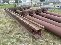 10 TON x 360 FT LONG FREE-STANDING CRANE RUNWAY SYSTEM: RAIL, I-BEAMS, AND UPRIGHTS: YOBRO 25872