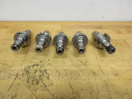 Accupro (5) CAT40 ER16 Collet Type Tool Holders 3.5" Gage Length- Auction Item