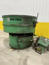12 CU FT HAMMOND ROTO-FINISH MODEL #ST-12 ROTARY BOWL VIBRATORY PARTS DEBURRING FINISHER: STOCK #20062