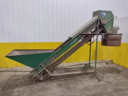 96" CP MFG MODEL #GC-100 "GLASSHOPPER" PORTABLE INCLINED CONVEYOR &amp; GLASS CRUSHER: YOBRO #24416