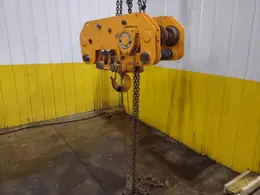 10 TON HARRINGTON MODEL #SHB100 CHAIN HOIST &amp; TROLLY: YOBRO #25079