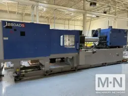 309 TON 34 OZ JSW MODEL J280ADS-890H ELECTRIC INJECTION MOLDING MACHINE MFG 2015