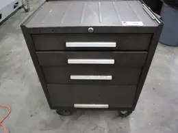 Machinist Rolling Tool Box, 3 Drawer, Open Door Bottom, with Contents- Auction Item