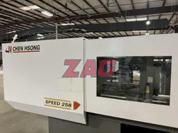 Chen Hsong Speed 258 Used Injection Molding Machine, 260 ton, Yr. 2019, 10 oz.