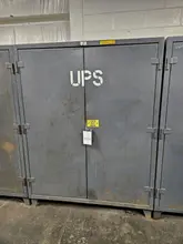 60" WIDE X 24" X 78" STRONGHOLD 2 DOOR HEAVY DUTY STORAGE CABINET: YOBRO #25388