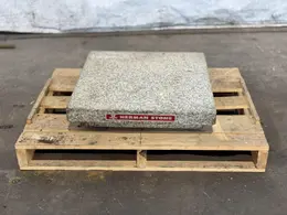 24" X 24" X 5" HERMAN STONE GRANITE SURFACE PLATE. STOCK # 1086126