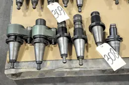 (6) CAT50 TAPER TOOL HOLDERS. STOCK # 0951720